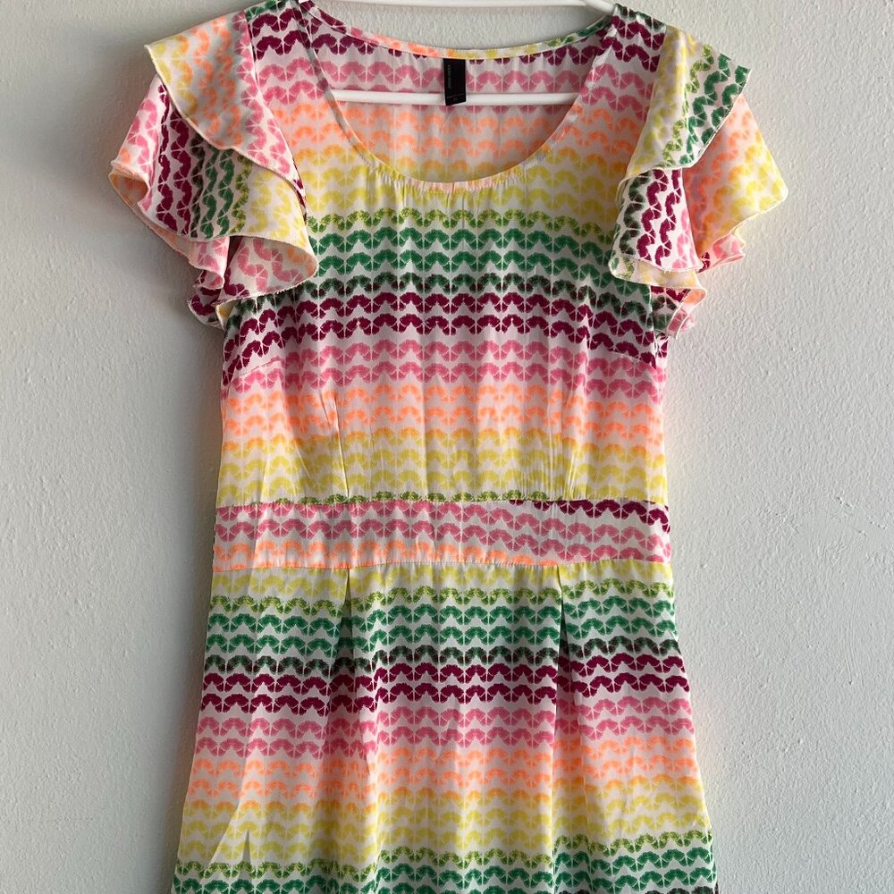 Vero Moda multicolored Minnie Emmas short sleeved short dress